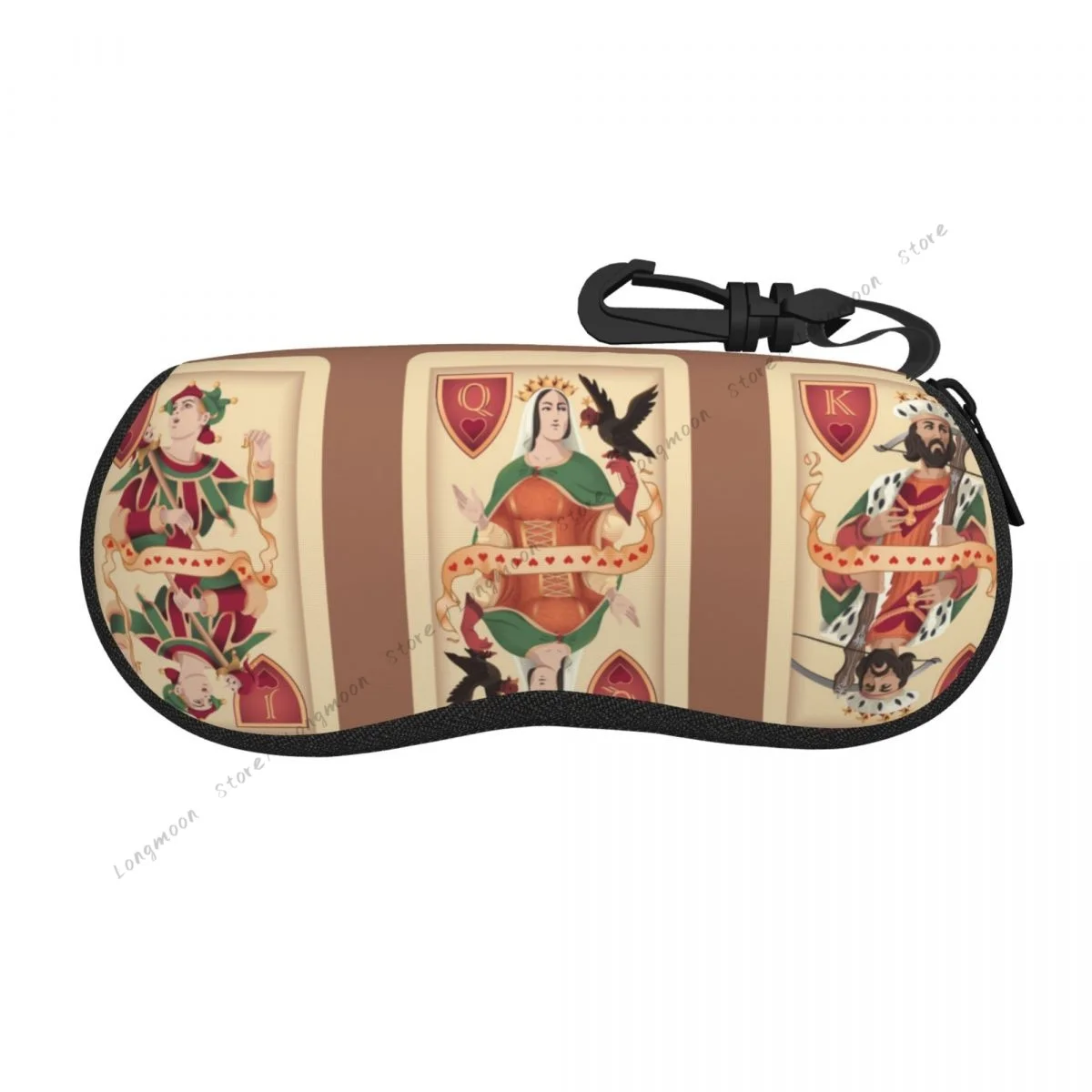 Портативный футляр для очков классическая игральная карта солнцезащитные очки