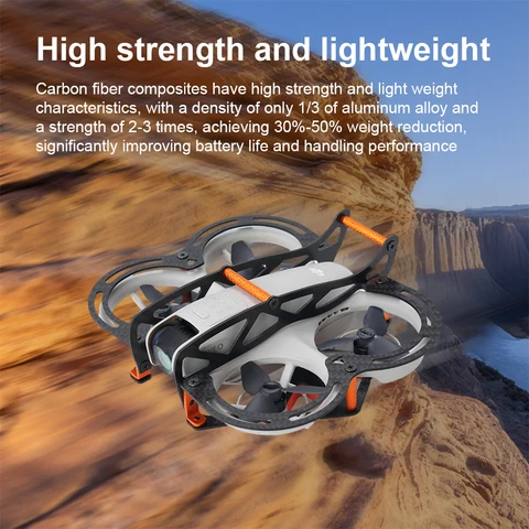 RCSTQ легкая конструкция из углеродного волокна для DJI NEO, защитная линза, бампер, жесткий, защита от столкновений и царапин