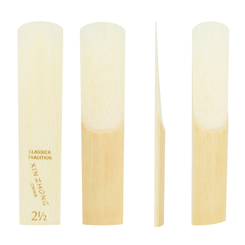 10pcs Alto Sax Saxophone Reeds Strength 2.5 Soprano Reed Woodwind Instrument Accessories for Alto/Tenor/Soprano Clarinet |