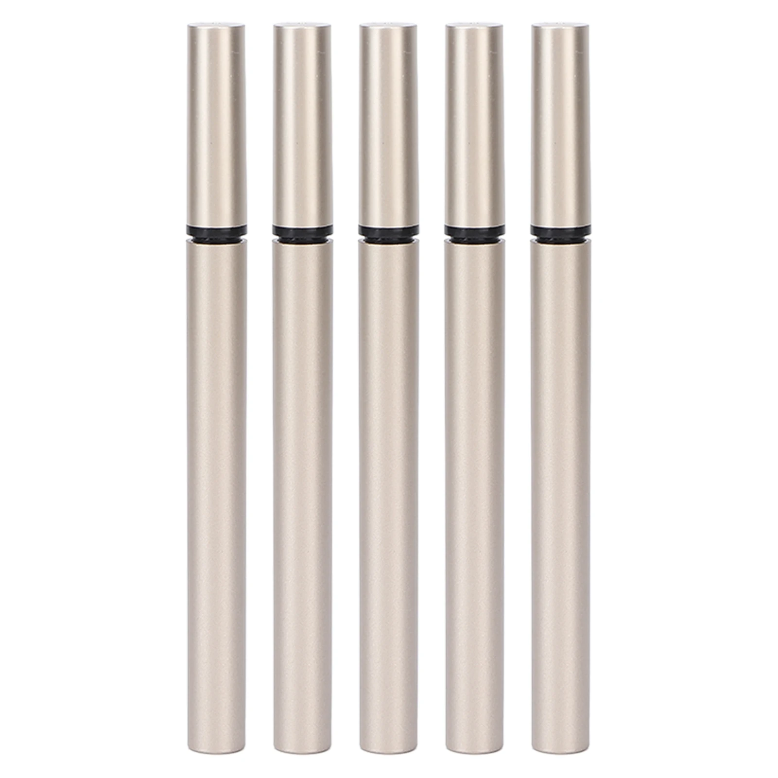 

5Pcs Empty Eyeliner Tubes Plastic Refillable DIY Mascara Cosmetic Vials Bottles with Brush