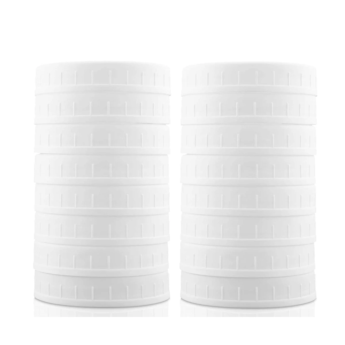 

16 упаковок, крышки для банок с широким горлышком, пластиковые колпачки для хранения консервных банок, герметичная и устойчивая к царапинам ...