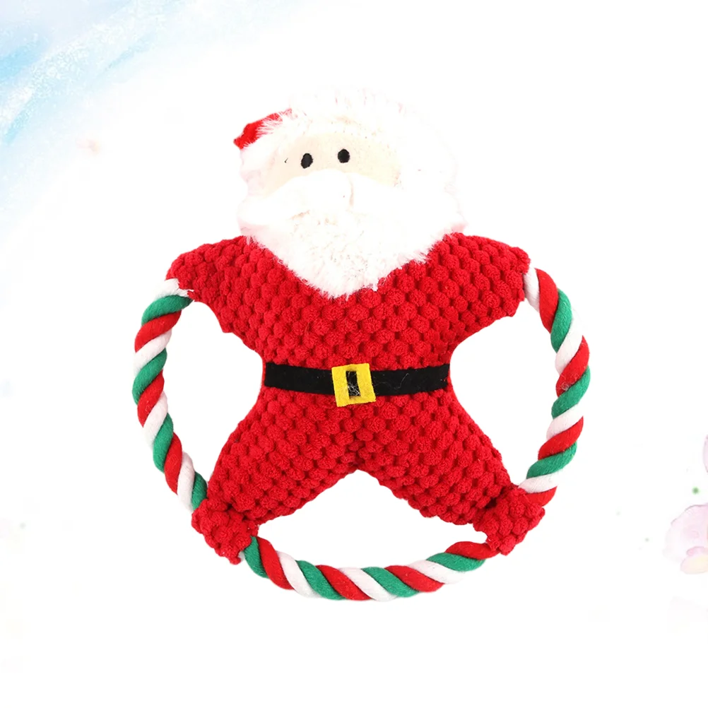 

Christmas Pet Dog Sound Xmas Chew Bite Molars Squeaky Plush Venting Teeth Grinding Gifts