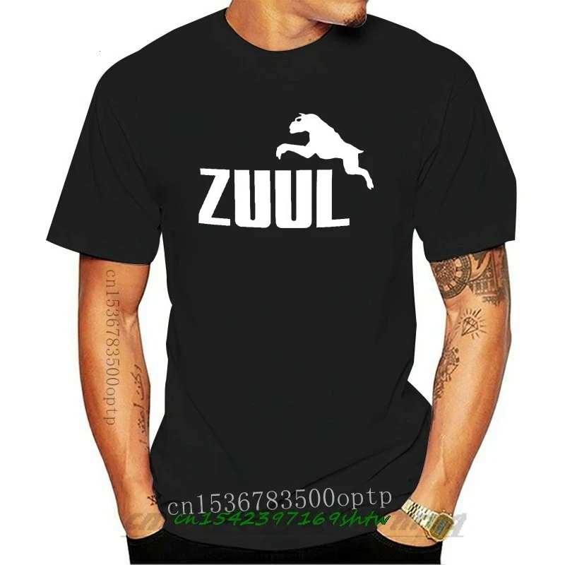 

Футболка Zuul Athletics с круглым вырезом, спортивная рубашка из чистого хлопка, летняя мужская рубашка с коротким рукавом, Мужская Классическая о...