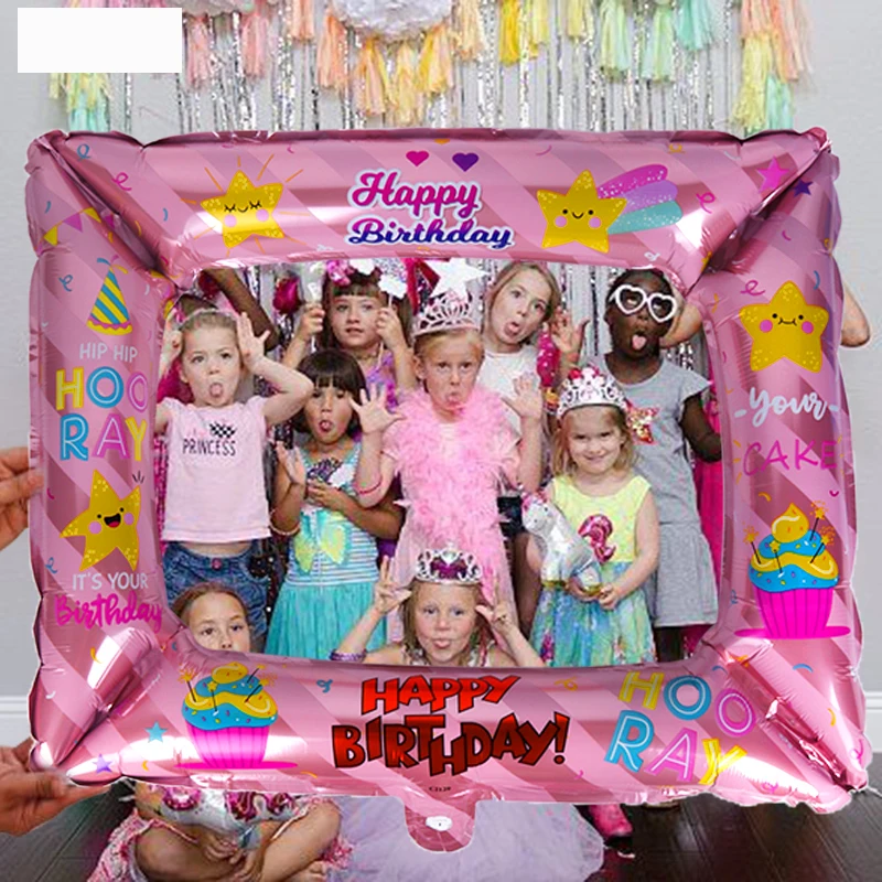 

Фольгированные воздушные шары в виде фотобудки на день рождения, 1 шт.