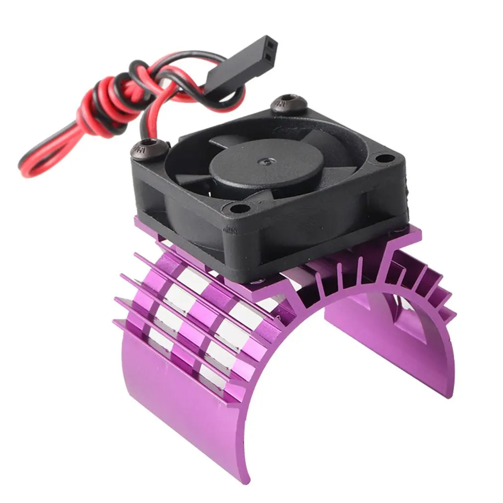 

RC Parts Brushless Aluminum Electric 540 550 Motor Heat Sink Cover + Cooling Fan Heatsink 1/10 For HSP Himoto Redcat