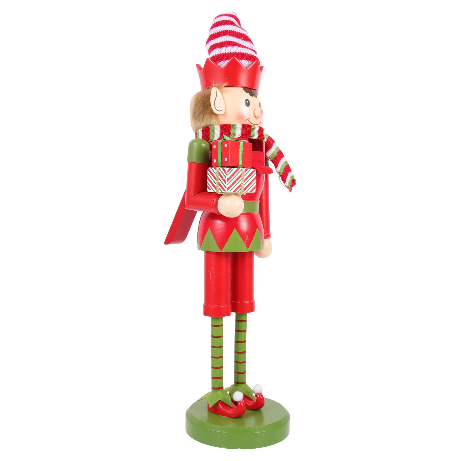 

Nutcracker Nutcrackers Christmas Decor Xmas Wood Desktop Elf Wooden Ornament Soldier Figures Traditional Holiday Decorative