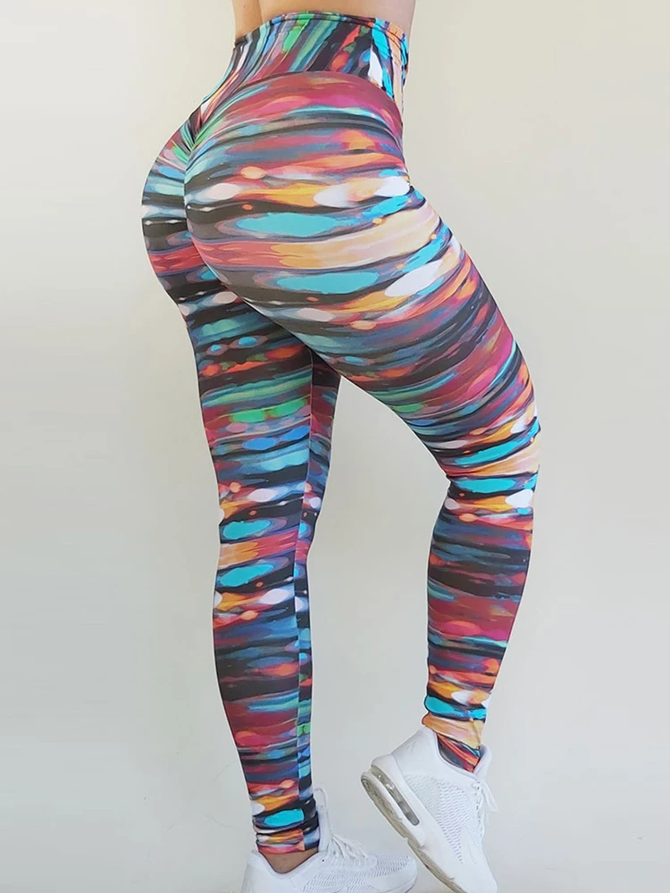 Outfits Yoga Pants 3D Printed Exercise Leggings Women Soft Workout Tights Fitness Gym Activewear Stretchy Sports Clothes