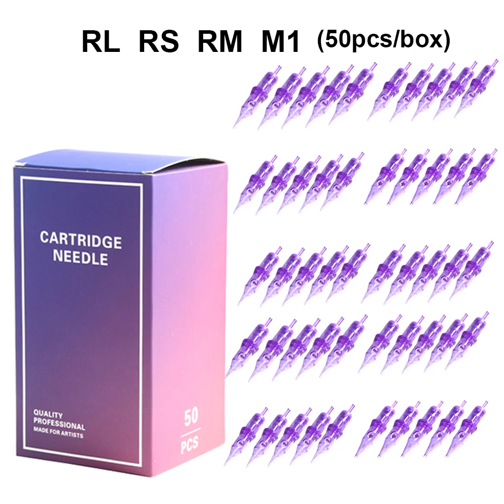 20/50/100 шт./коробка Одноразовые стерилизованные картриджи для тату