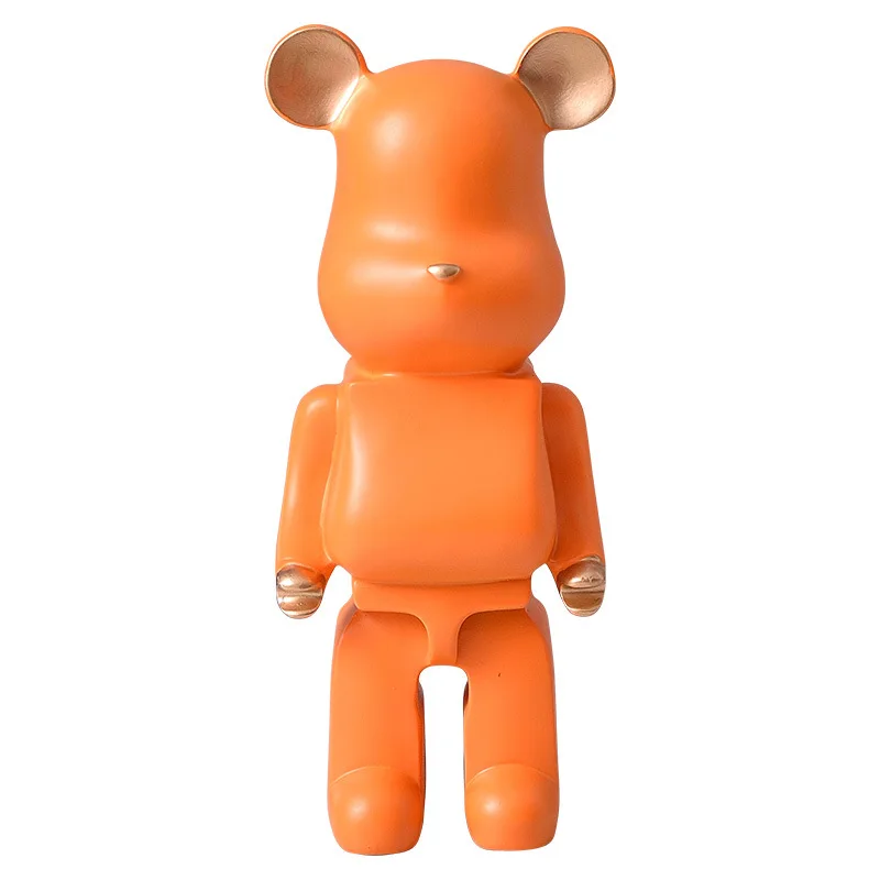 

Ceative Figurines Ornament Cartoon Violent Bear Resin Sculpture Porch Living Room Desktop Accessories Home Interior Decoration