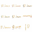 Женские серьги-гвоздики из серебра 925 пробы с цирконом