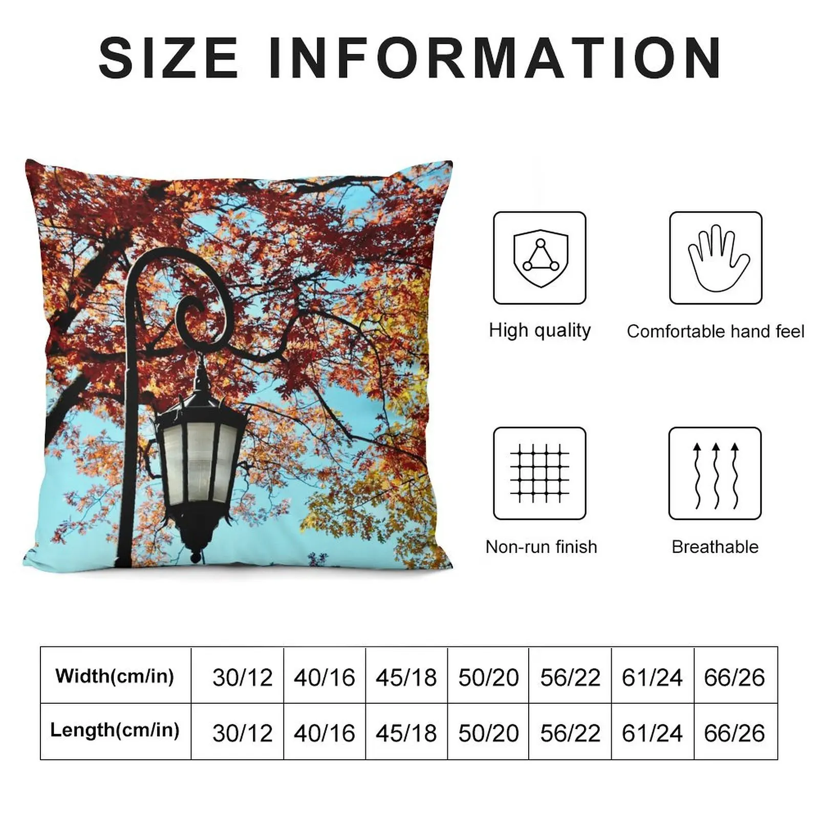 Wellesley Lamppost Осенние наволочки роскошные