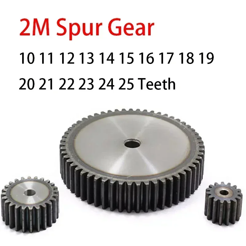 1 шт. зубчатая шестерня 10 11 12 13 14 15-25T 45 # стальной металлический двигатель