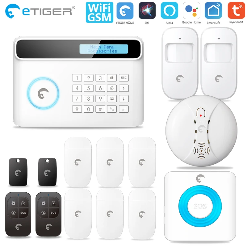 

Смарт-сирена Etiger S4 Plus Tuya с поддержкой Wi-Fi/GSM