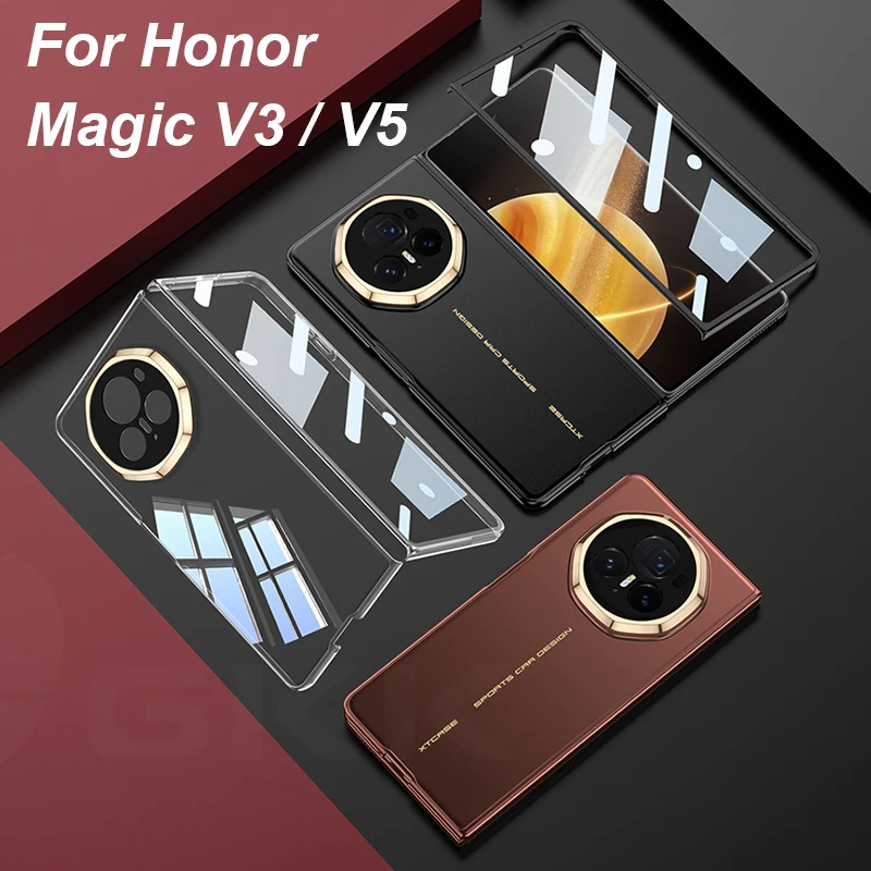 Чехол для Honor Magic V3 V5, ультратонкий внешний экран, стекло, защита от царапин, матовый пластик, тонкий твердый переплет для Magic V3, чехол (art.: 3920d4985cd6e) - 3920d4985cd6e