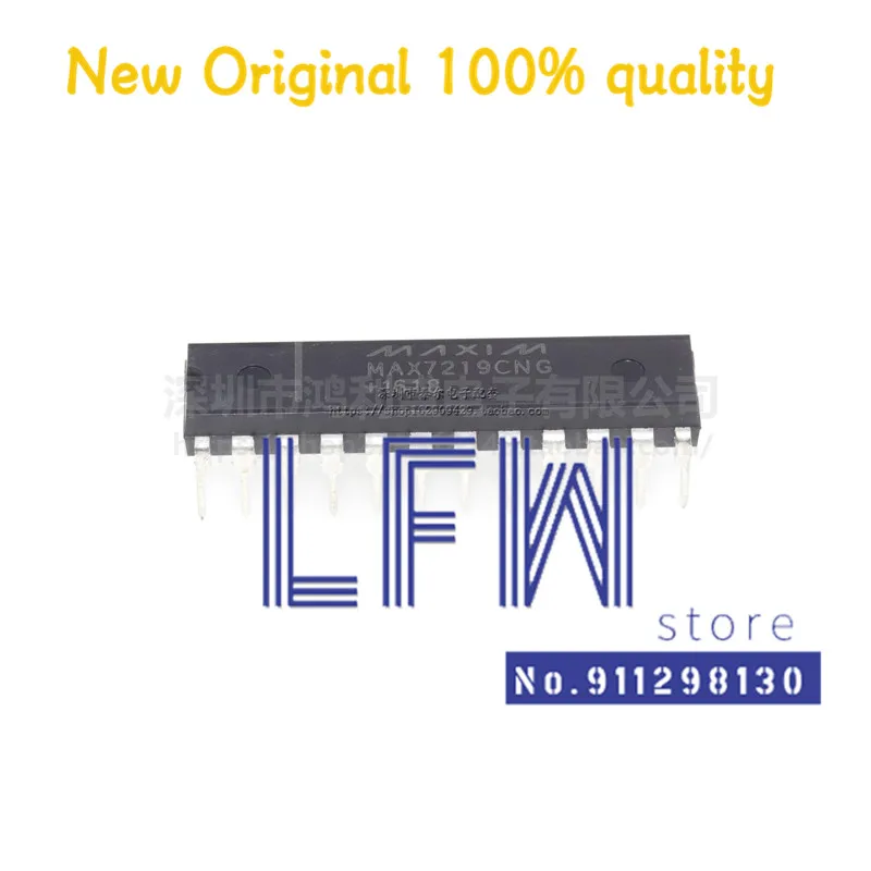 

5pcs/lot MAX7219CNG MAX7219 DIP24 LED Chipset 100% New&Original In Stock