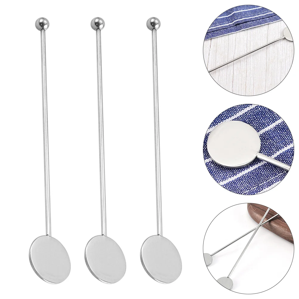 

5 Pcs Drinks Swizzle Rod Coffee Stir Spoons Mixing Stick Bar Muddler Cocktails Set Stirring Rod Coffee Spoon Honey Stick