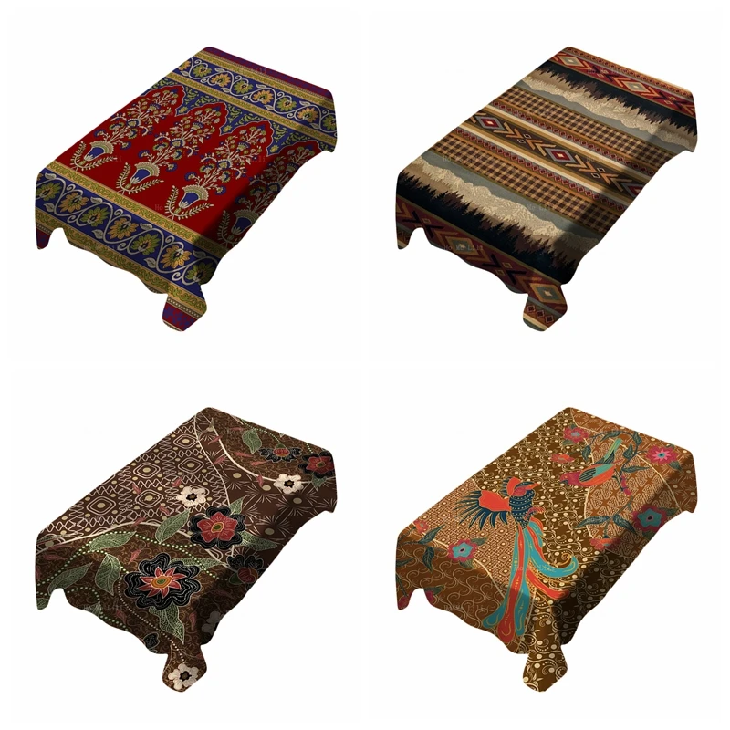 Скатерть в мексиканском стиле моющаяся Обложка для семейных праздников и