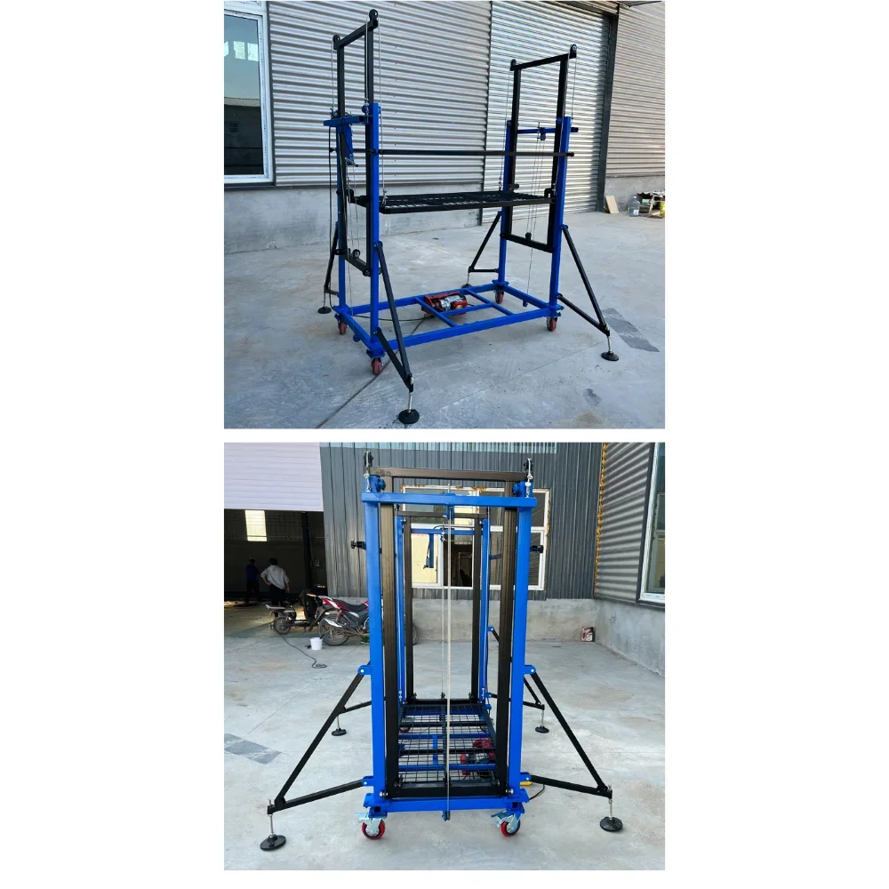 Электрический подъемник для строительных лесов многофункциональный складной