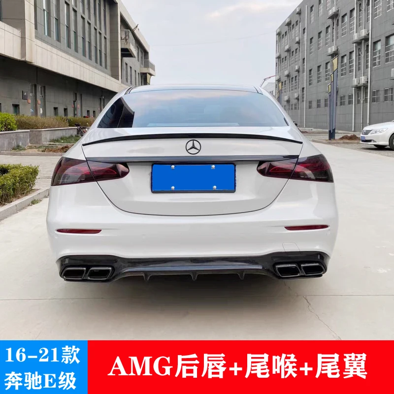 

Для автомобиля E Class PP Φ с наконечниками выхлопных газов для Mercedes Benz W213 E200 E300 2016-2022 Standard 4 Outlet