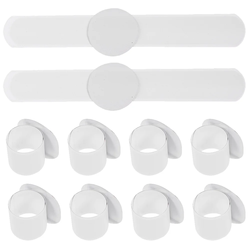 

10PCS DIY Slap Bracelets Unfinished Blank Slap Wristband DIY Party Favors