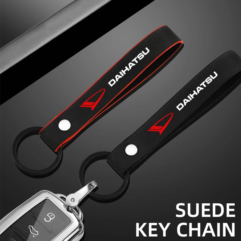Модный замшевый Кожаный Брелок Деловой Подарок Кожаный Брелок для ключей для мужчин и женщин ремешок для автомобильных ключей для Daihatsu D-Base D-R Pico Copen Sirion
