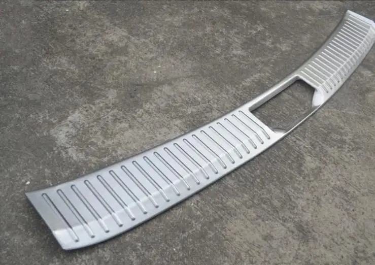 

Для sharan 2012-2015 нержавеющая сталь внутренняя защита заднего бампера порог багажника задняя дверь порог