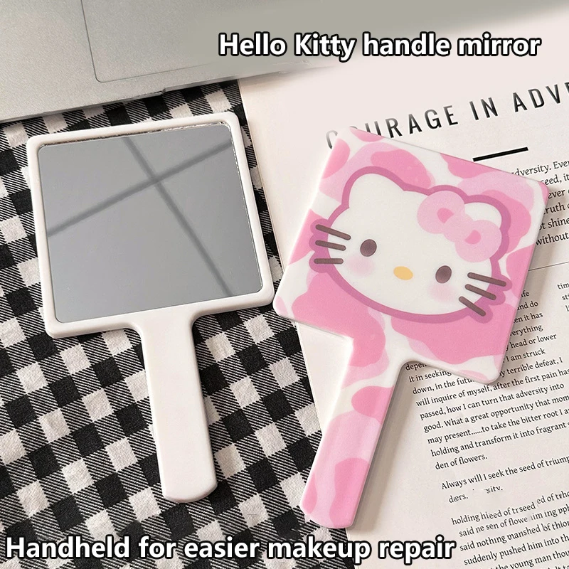 Портативное женское зеркало для макияжа с героями мультфильмов Sanrio милое