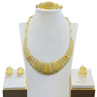 popodion bridal necklace hand jewelry ring earring jewelry set chd20936