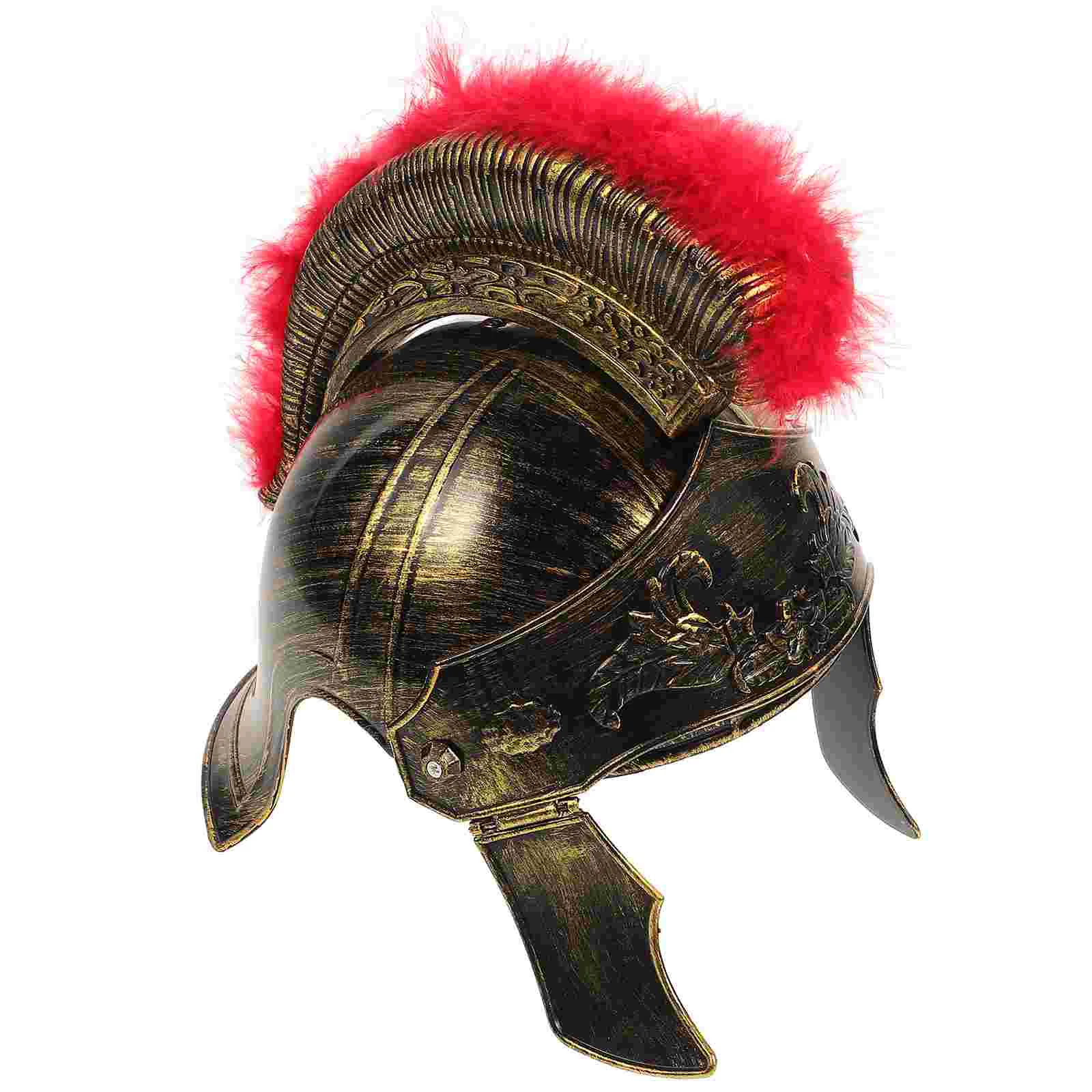 

Samurai Hat Men Roman Adults Spartan Warrior Halloween Costumes Gladiator Props Trojan Horse Armor