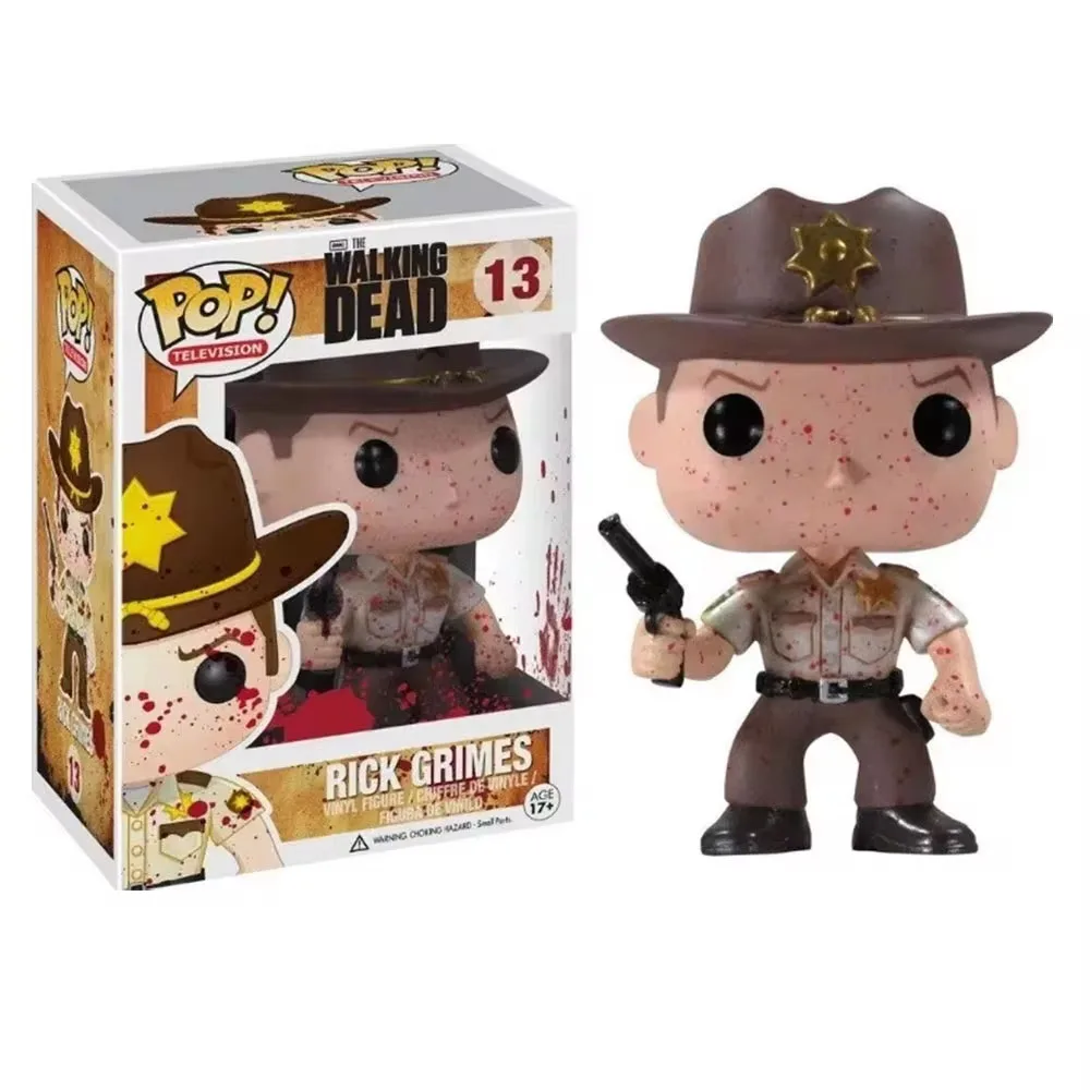 Поп-телевидение Funko Daryl Dixon #1182 Rick Grimes #13 Ходячие мертвецы виниловые фигурки