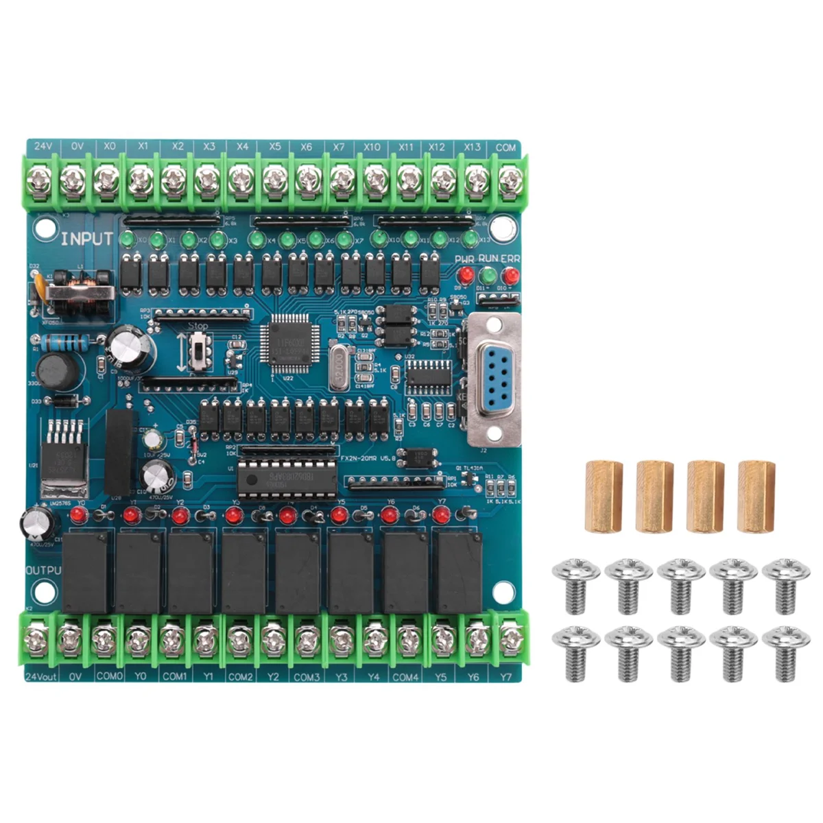

Программируемый логический контроллер Φ PLC промышленная плата управления 12 вход 8 Выход 24 В 5 А