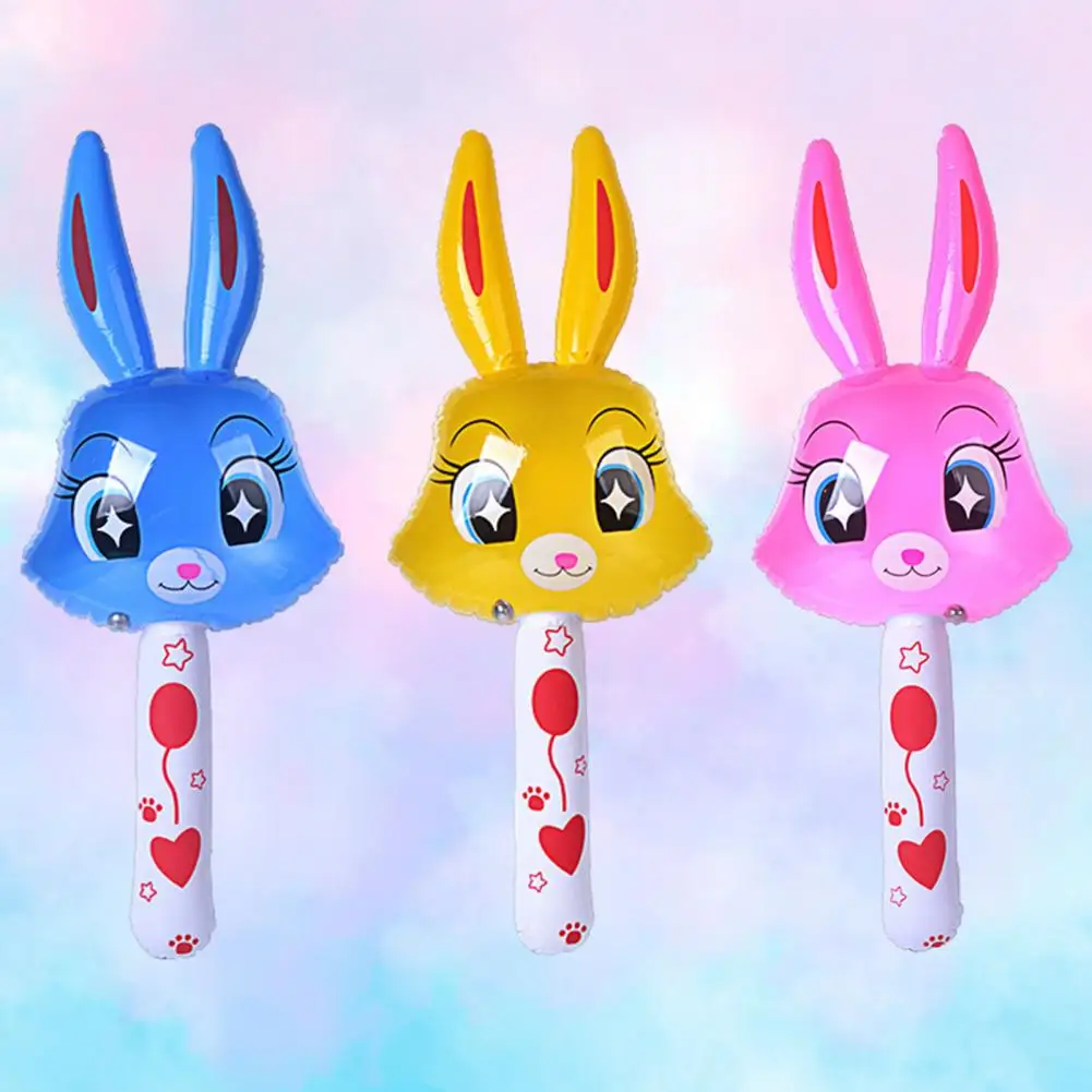 

Inflatable Glowing Toy PVC Inflatable Stick Blow Up Kid Doll Accessory Rabbit Shape Inflatable Glowing Toy Entertainment