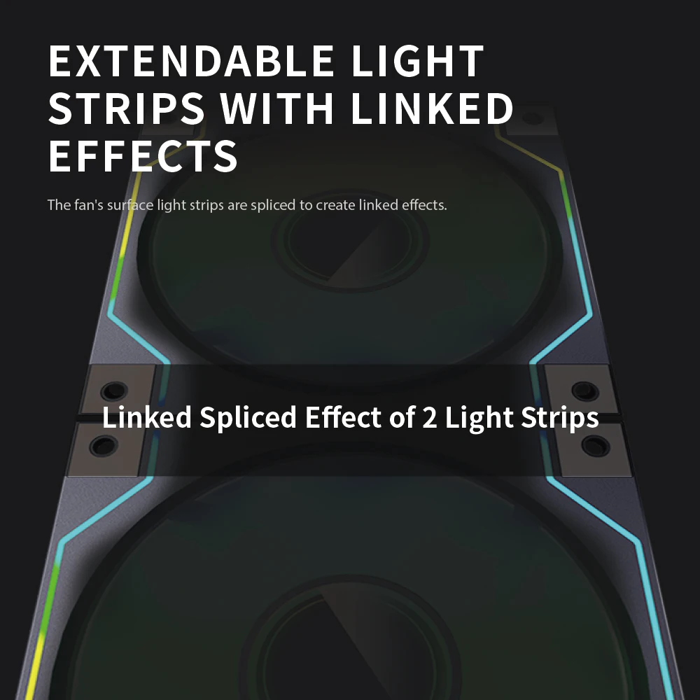 Корпус вентилятора Darkflash DM20 ARGB 120 Мм