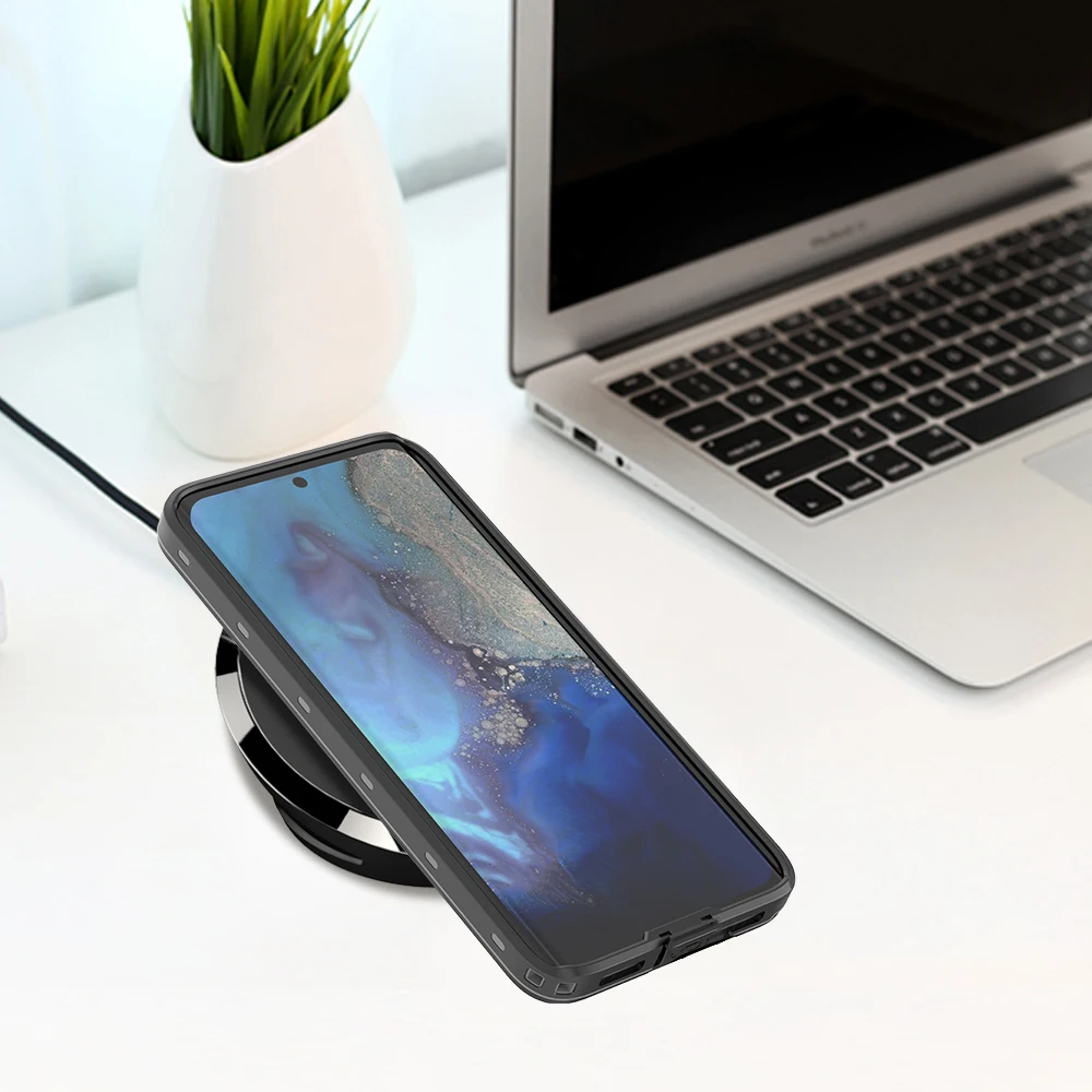 Shellbox Snorkeling Phone Case For Samsung Galaxy S21 S20 S10 Note 10 Plus Case S22 S21 S20 Ultra IP68 Water proof Diving Covers
