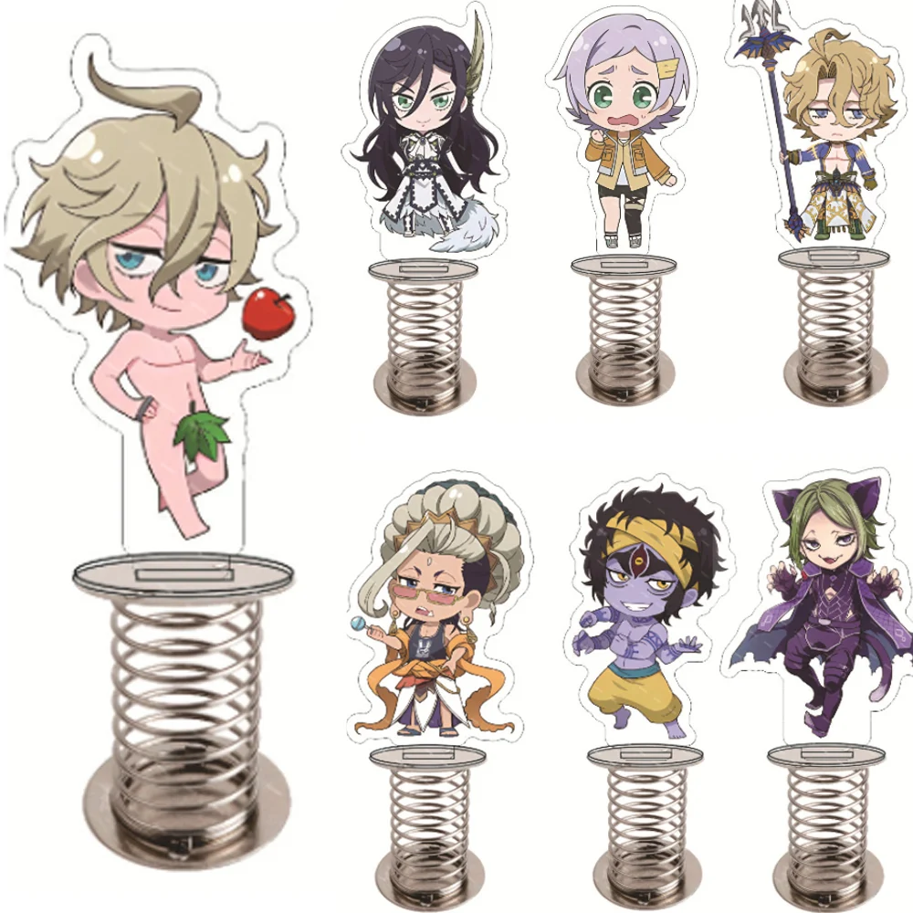 New Cute Record of Ragnarok Theme Stand Anime Figure Acrylic Sasaki Kojirou Jack The Ripper Cartoon Standing Model Plate Gift