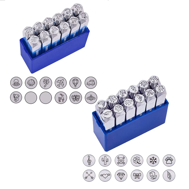 Штамповочный Инструмент для штамповки 6 мм алюминиевый кожаный символ