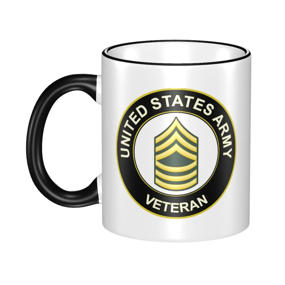 

Coffeeware Milk Mugen Drinkware U.S. Army Master Sergeant Veteran Best Gift for Your Friends