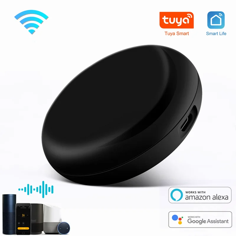 

Tuya IR Remote Control Smart Wifi Universal Infrared Tuya For Smart Home Control For TV DVD AUD Works With Amz Alexa Google Home