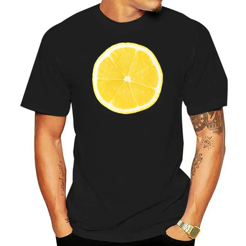

Orange Slice Vegan T-shirt For Men Plus Size 4XL Team Tshirt