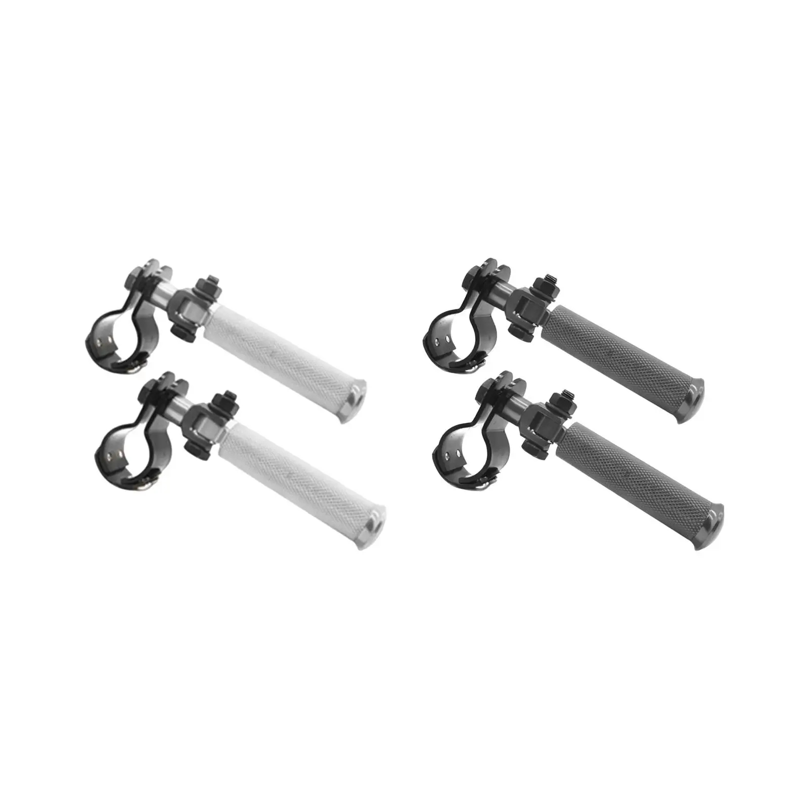 Universal Motorcycle Folding Rear Seat Footrest Pedals Accessory Alloy Electric Scooter Bike Modified Flat Footpegs for Niu