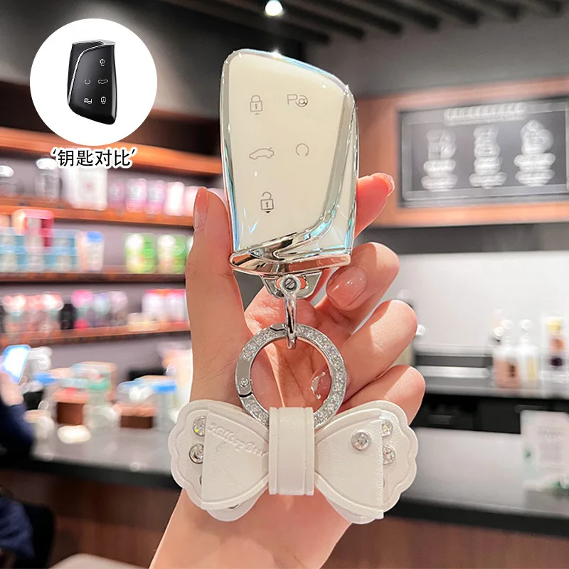 

Чехол для ключей из ТПУ Keychian для Dongfeng Fengshen (Haoyi) 2022 года — защитная пленка для удаленного ключа