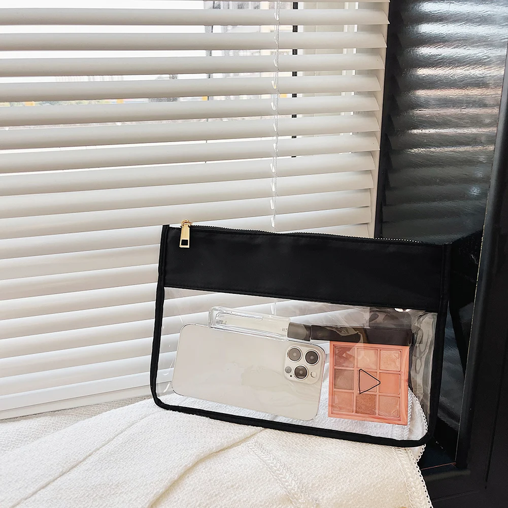 

PVC Cosmetic Bag Lady Transparent Clear Zipper Makeup Bags Organizer Travel Bath Wash Make Up Case Toiletry Bags for Girls