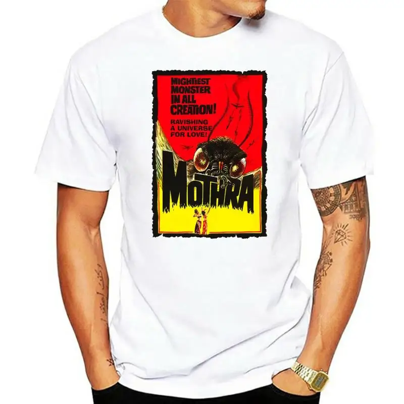 МУЖСКАЯ ФУТБОЛКА MOTHRA OLD MOVIE1961THRILLER SCI-FISIZES S-5XL G0535