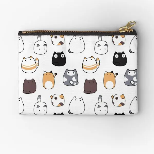 

Blob Cats In Color Zipper Pouches Women Small Underwear Key Socks Wallet Coin Pocket Packaging Storage Bag Men Cosmetic Panties