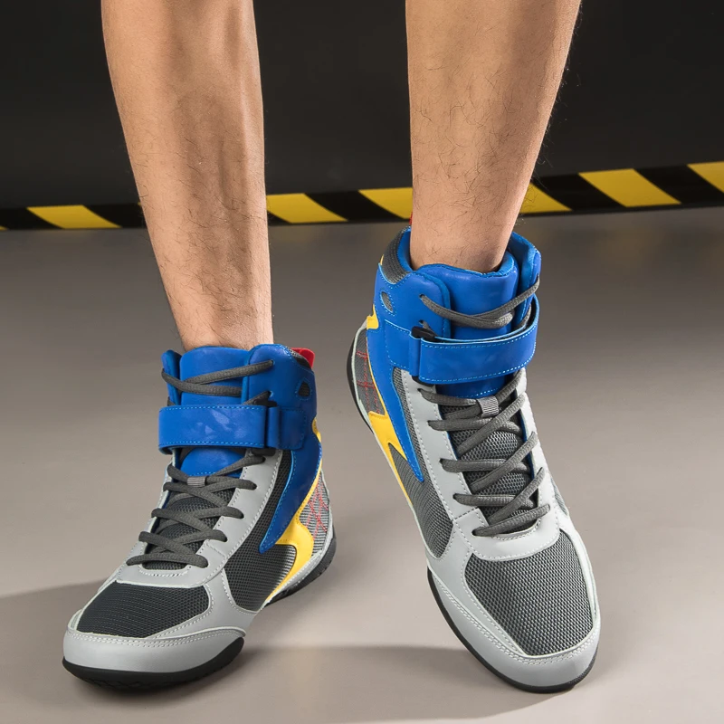 Professional Boxing Wrestling Shoes for Men and Women High Top Training Shoes for Men Squat Gym Fitness Weightlifting Shoes