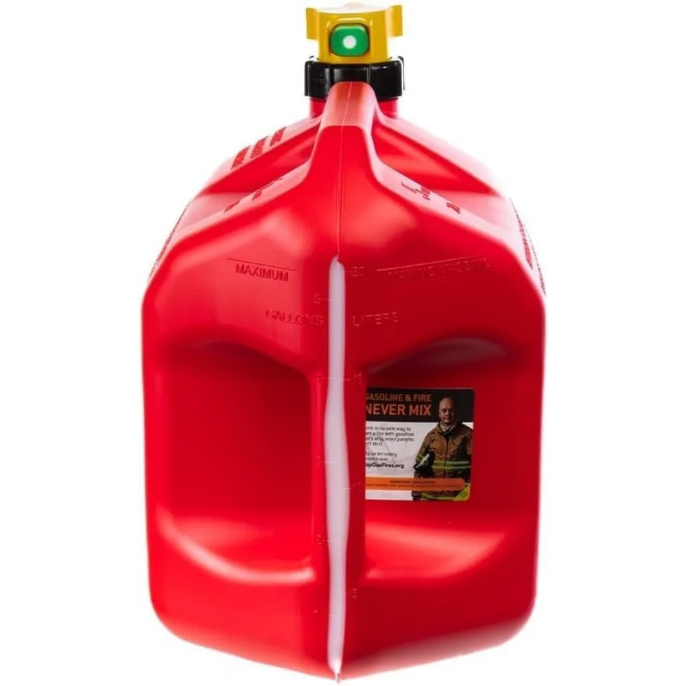 4 упаковки 5-галонные банки с видом на бензин носик без пролива четыре контейнера