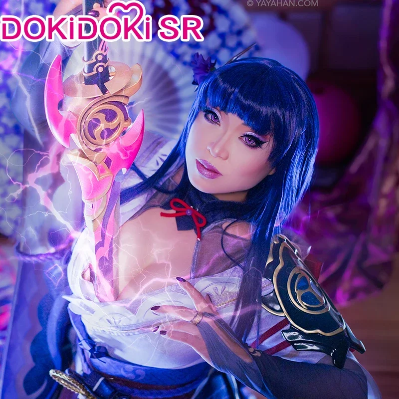 IN STOCK Raiden Shogun Baal Cosplay Game Genshin Impact Costume DokiDoki-SR Ei Christmas