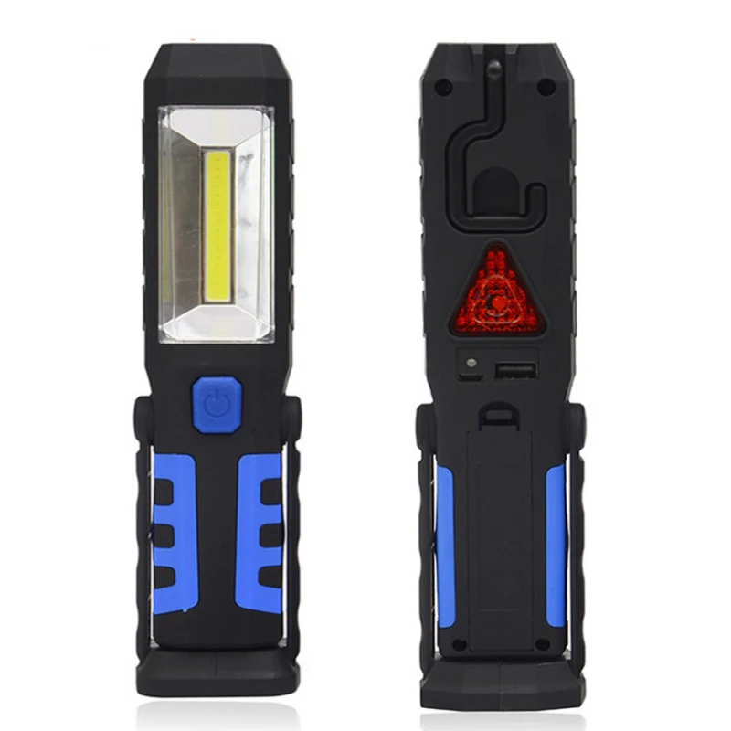 

New Portable Spotlight Work Light Flashlight COB LED Worklight Rechargeable Magnetic Torch Portable Lighting Car Inspection Lamp