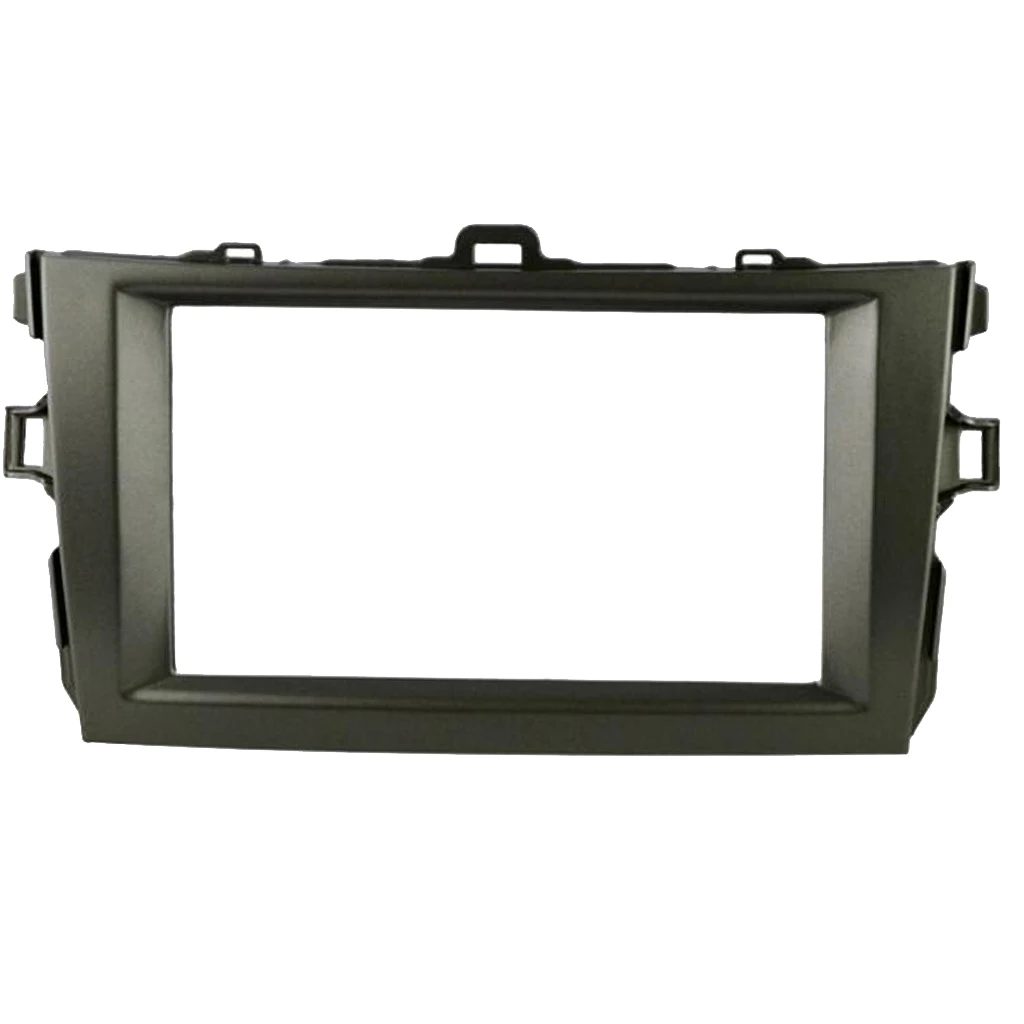 

2x Car Radio Stereo Fascia Panel Cover Installation Surrounded Fits for Corolla 2008-2010