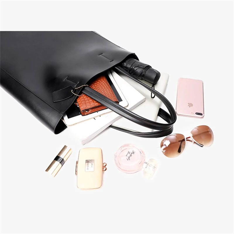 Cowhide Crossbody Bags Women Female Shoulder Sac Tote Shopper Bag Hand Shoulder Bag Luxury Designer Handbags Women's Bags Soft